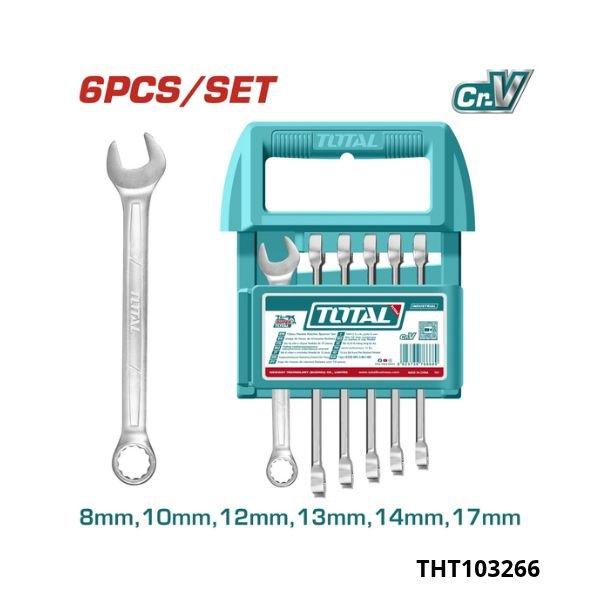TOTAL Jeu de 6 clés mixtes THT103266