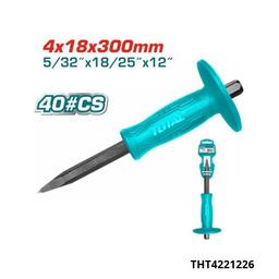 TOTAL Burin maçon pointu 18x300mm THT4221226