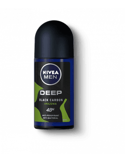 Nivea Déodorant Roll-On Men Deep Black Carbone Amazonia