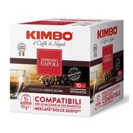 Capsules KIMBO Espresso Napoli Compatible Nescafé Dolce Gusto