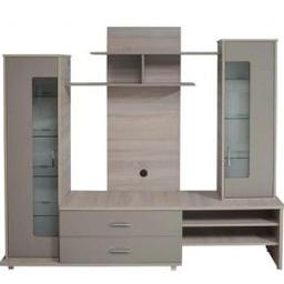 Meuble TV SOTUFAB LIVING MADRID Chêne Brut & Grège
