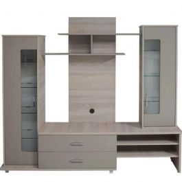 Meuble TV SOTUFAB LIVING MADRID Chêne Brut & Grège