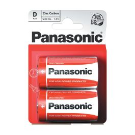 Panasonic 2x Piles Zinc-carbone D R20 1.5 V