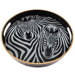 Servir Plateau Rond Zèbre 380-61 &