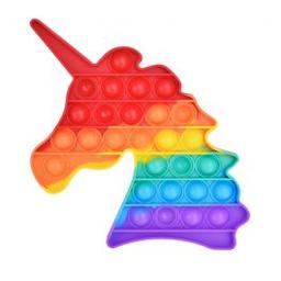 Jouet Anti Stress Pop It Licorne Multicolore