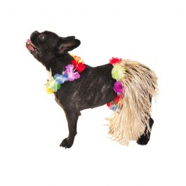 Jupe Pagne en Paille Hula Croci 20 cm Pour chiens Assortis