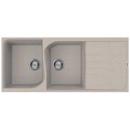 Focus Évier De Cuisine Encastrable Graniteck 2 Bacs + égouttoir Avena