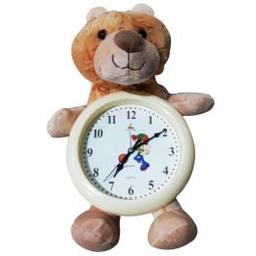 Horloge avec Ours en Peluche A122 Beige