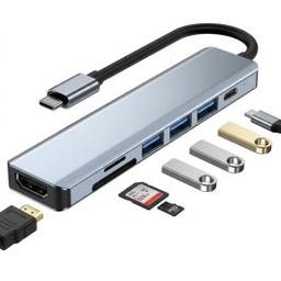 USB+ Adaptateur 1Type-C 3x SD TF + HDMI