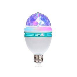 Tournante Ampoule Disco Led RGB 220V 3W LED-E27