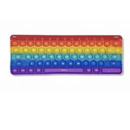 Jouet Anti Stress Pop It forme clavier Multicolore