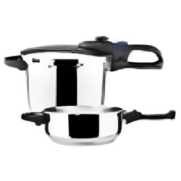 Autocuiseur MAGEFESA Favorit Inox 6L+3L Argent