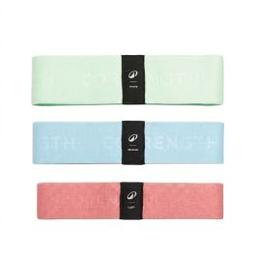 Bandes Élastiques DOMYOS X3 Textiles Pour Fessier De Fitness