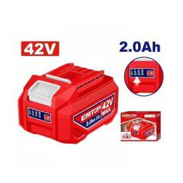 Lithium-ion Batterie 42V 2AH EMTOP EBPK42201