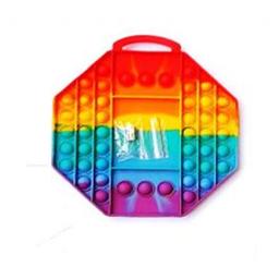 Jouet Anti Stress Pop It dés cubique Multicolore