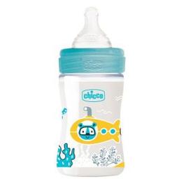 Chicco Biberon Sous-marin Anti-Coliques Bleu