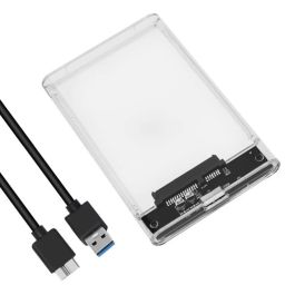 Boitier Pour Disque Dur Externe 2.5'' USB 3.1 Transparent