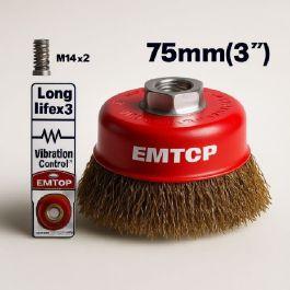 metalique Brosse EMTOP ø75mm rpm8500r EWCB10755