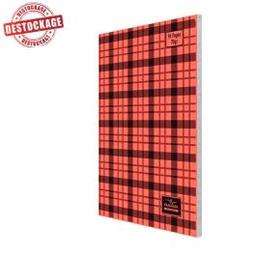YAMAMA Cahier Piqûre 96 Pages à Carreaux 17x22 cm 70 Gr