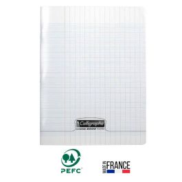 Cahier Piqûre CALLIGRAPHE 96 Pages 90 Gr Seyès 17x 22cm Transparent
