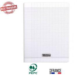 CALLIGRAPHE Cahier A4 Piqué 96 Pages Grands Carreaux Seyès Transparent