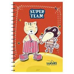 Carnet spirale YAMAMA 100 Pages 7.5 x 11 cm 70 Gr