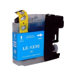 Brother Cartouche Jet d'Encre Adaptable LC123C Cyan