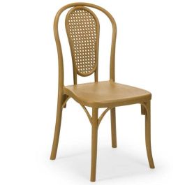 Chaise Plastique SOFPINCE Floris Sans Accoudoirs + 4pieds Taupe
