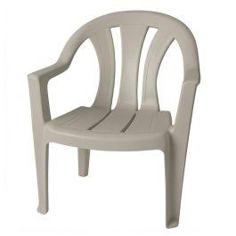Soltan Chaise Avec Accoudoirs Grège