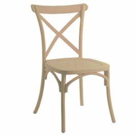 SOFPINCE Chaise Metallika Grège