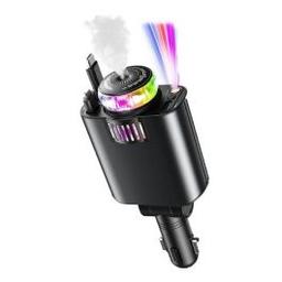 Allume-Cigare Chargeur 5-en-1 Multi-Fonction Dark
