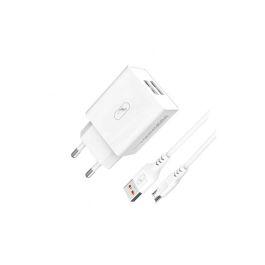 SKY Chargeur DOLPHIN SC30V Double Ports USB + Câble Micro-USB