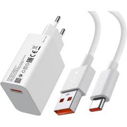 Smartphone Chargeur rapide 33W USB-A Vers USB-C