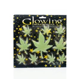 CLOWING IMAGINATION TREE-LEAF GLOWING IN THE DEARK STARS