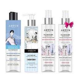 ASTUS Deo + Démaquillant + Lait de corps + Trousseau