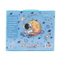 Moon Rocket de 129 Pièces de Coloriage Pour Enfants