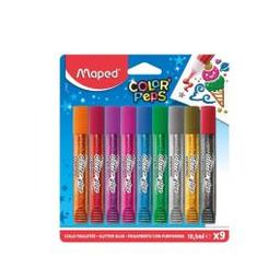 Colle à Paillettes MAPED 9pcs 10. BX9 Assortis