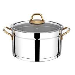 VIVALDI 26 cm Inox 18 10 Rosso Argent
