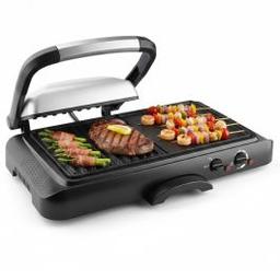 Grill & Plancha Électrique Multifonction 2-en-1 DSP KB1050 1650W
