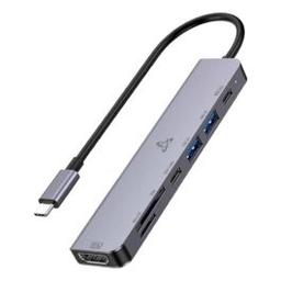 Hub USB SBOX H-999 7 en 1