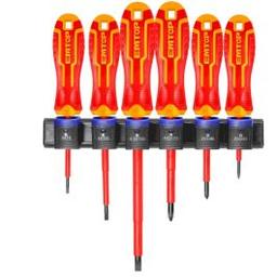 Jeu de 6 Tournevis Isolés EMTOP FRAN-AME ESSTJS061