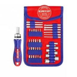 Jeu De Embouts Tournevis EMTOP 43 pièces EBST04302