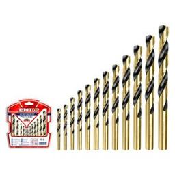JEU DE 12 FORETS MÉTAL EMTOP HSS 2-8MM ETDBB11125