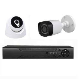 Surveillance MIPVISION XDVR + 1 Caméra Intérieur + 1 Caméra Extérieur 2MP