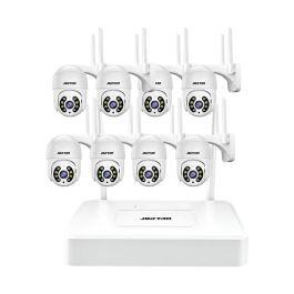 Surveillance JORTAN NVR + 8 Caméras Externes 2MP
