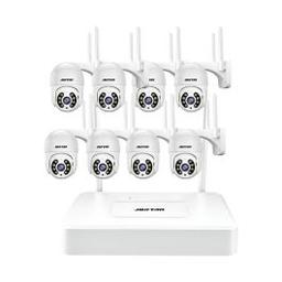 Surveillance JORTAN NVR + 8 Caméras Externes 2MP