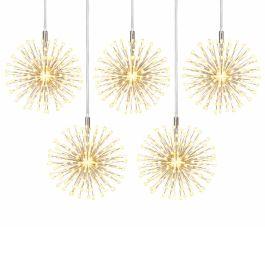 Effet Lampe Feu d’Artifice 3D Argentée