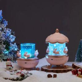 nuit Lampe projecteur carrousel en forme de queue de lapin