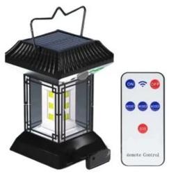 LANTERNE AVEC PANNEAU SOLAIRE DÉTECTEUR DE MOUVEMENT TÉLÉCOMMANDE CL-T60