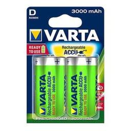VARTA 2x Rechargeable ACCU LR20 1.2V 3000mAh